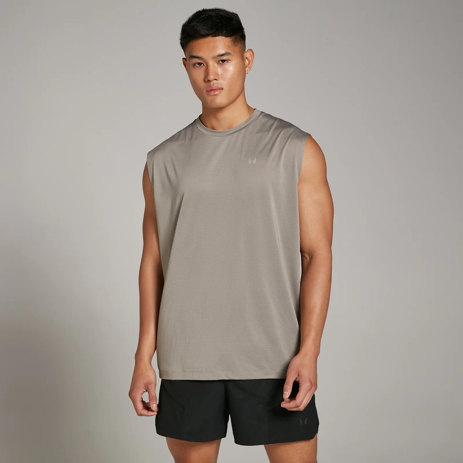 MP Men's Tempo Oversized Mesh Training Tank - Clay - XS Image 1
