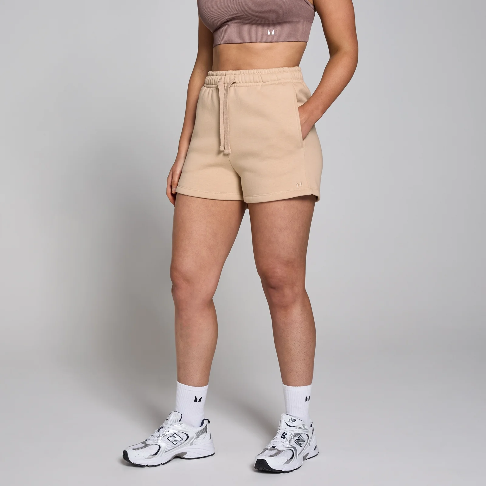 MP Women's Tempo Sweatshorts - Cream - S Image 1