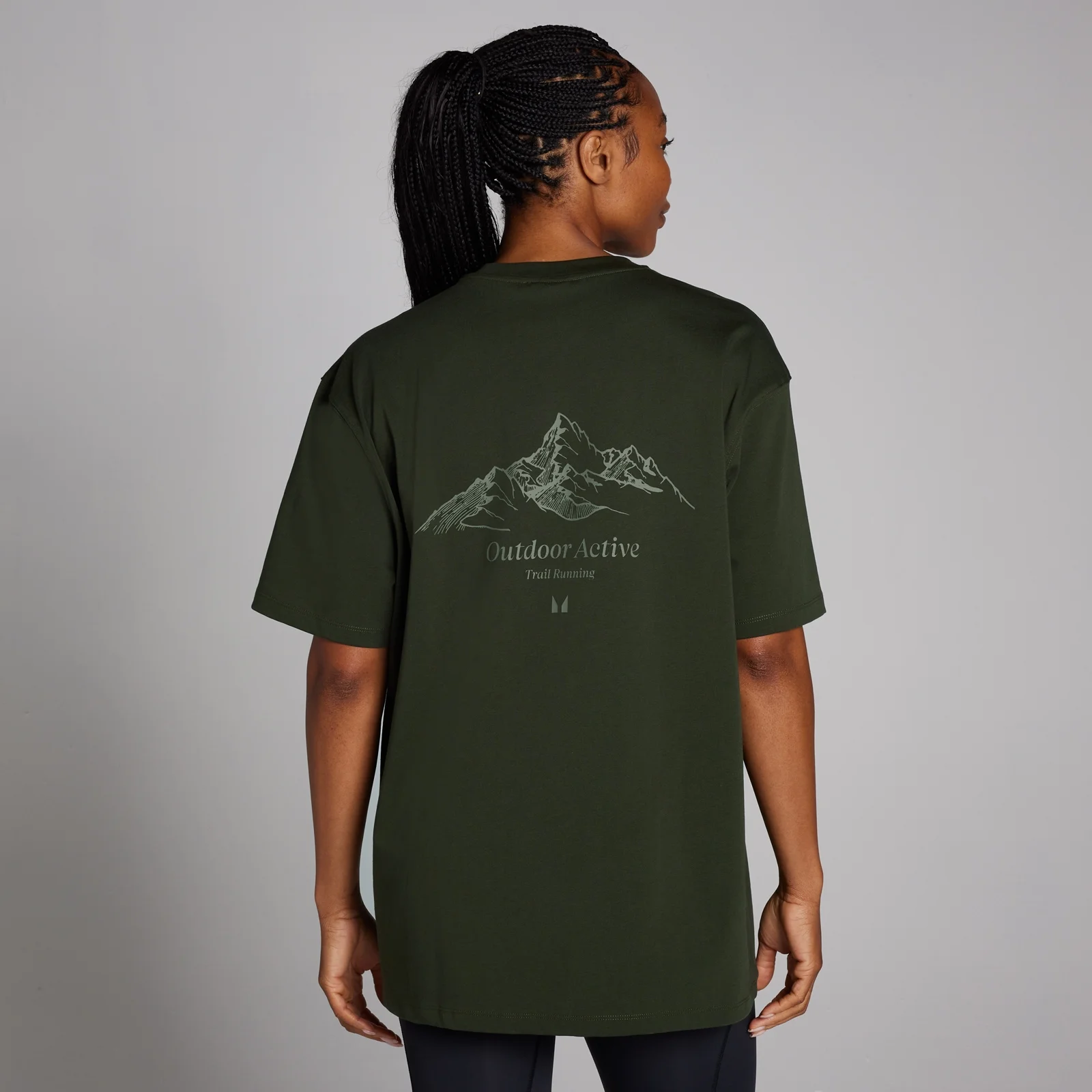 MP Women's Velocity Oversized T-Shirt - Forest Green - XXS - XS Image 1