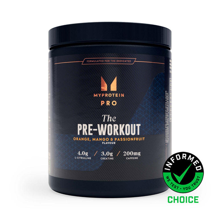 THE Pre-Workout - 30servings - Orange Mango Passionfruit