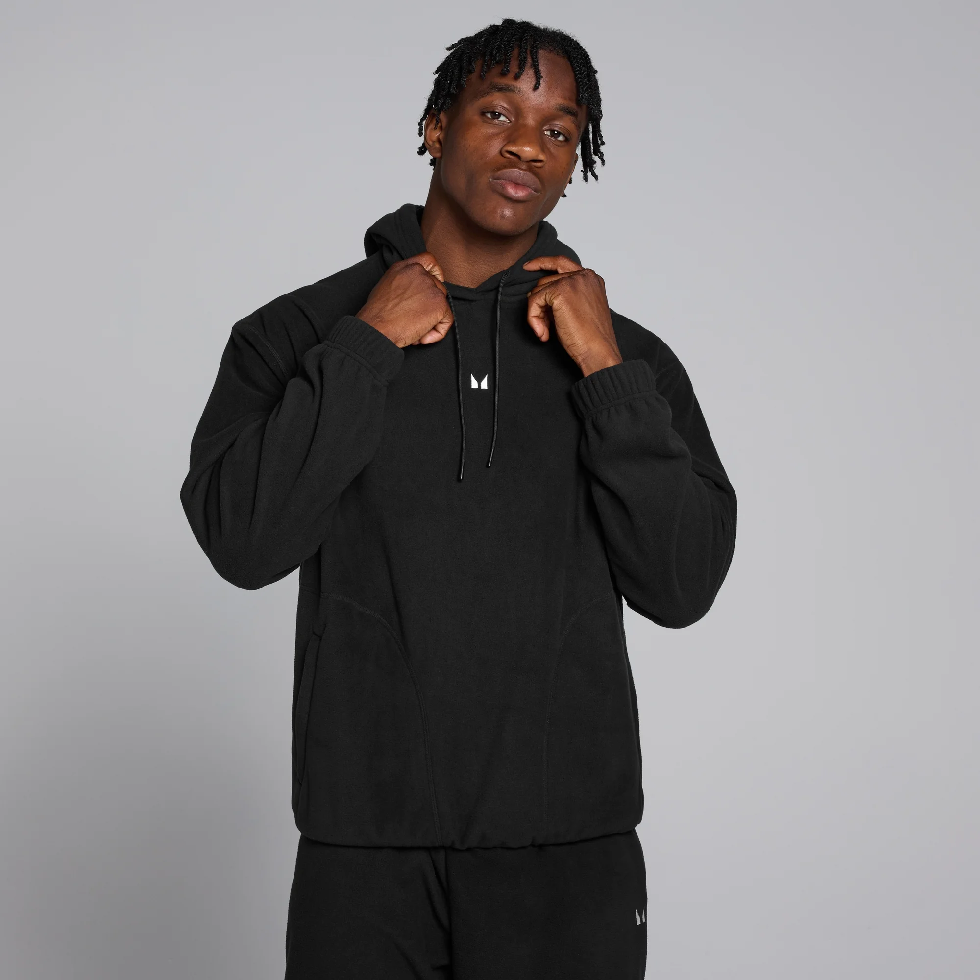 MP Men's Overhead Fleece - Black - S Image 1