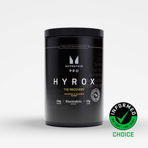 THE Recovery x HYROX | Protein, Carbohydrate & Electrolyte Powder - Flavour Orange and Mango