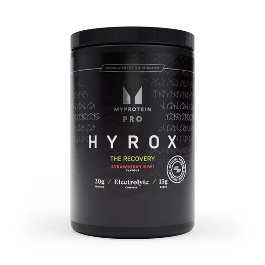 THE Recovery x HYROX | Protein, Carbohydrate & Electrolyte Powder - 16servings - Strawberry Kiwi