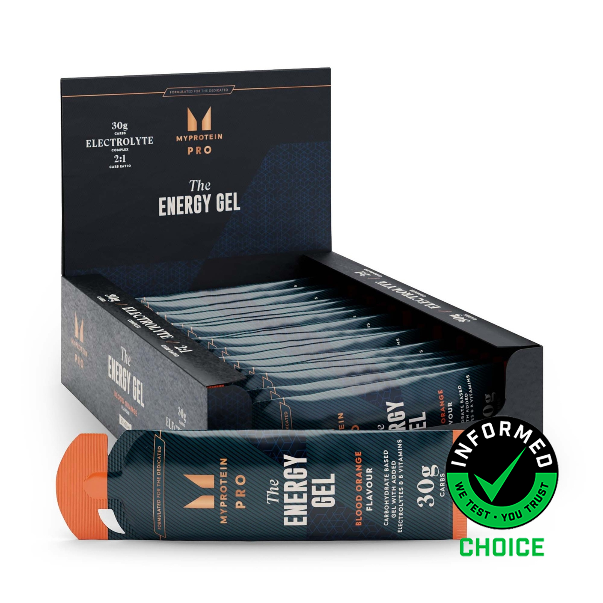 Energy Gel Elite - 20 x 70g - Blood Orange Image 1