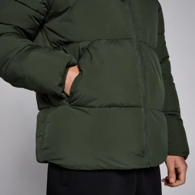 MP Men's Short Puffer - Forest Green - S Image 6