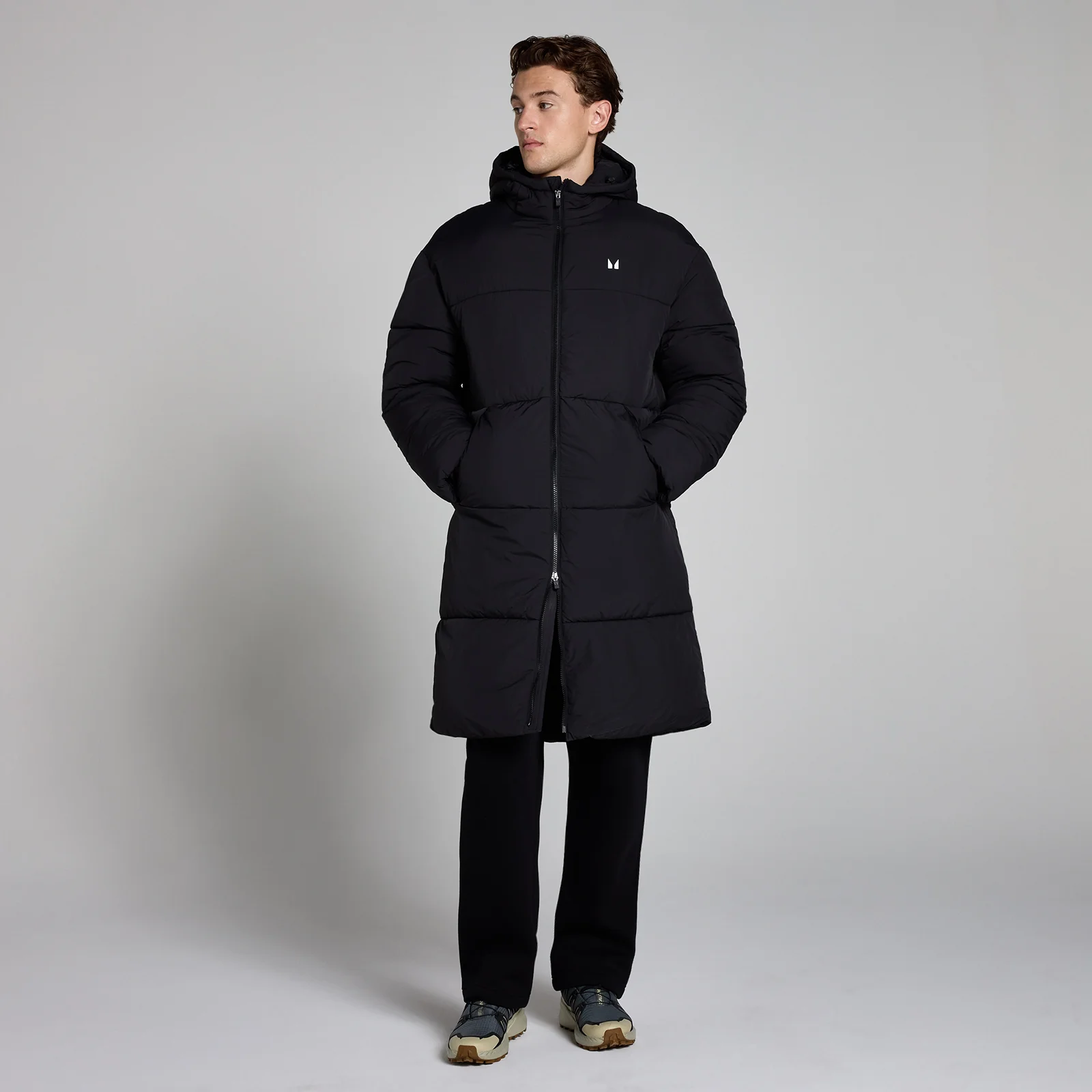 MP Men's Long Puffer Jacket - Black - XXXL Image 1