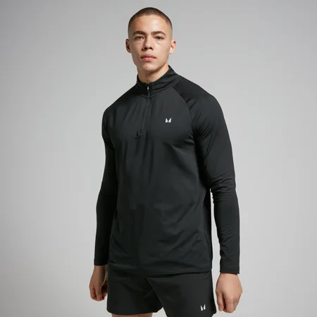 Men's Training 1/4 Zip & Joggers Bundle - Black