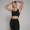 Women's Shape Seamless Cross Strap Sports Bra & Leggings Bundle – Black