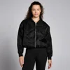MP Women's Nylon Bomber Jacket - Black