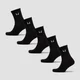 MP Unisex Crew Socks (5 Pack) - Black