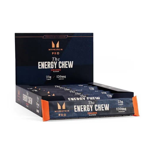 THE Energy Chew | Carbohydrate Bar - 12Bars - Orange