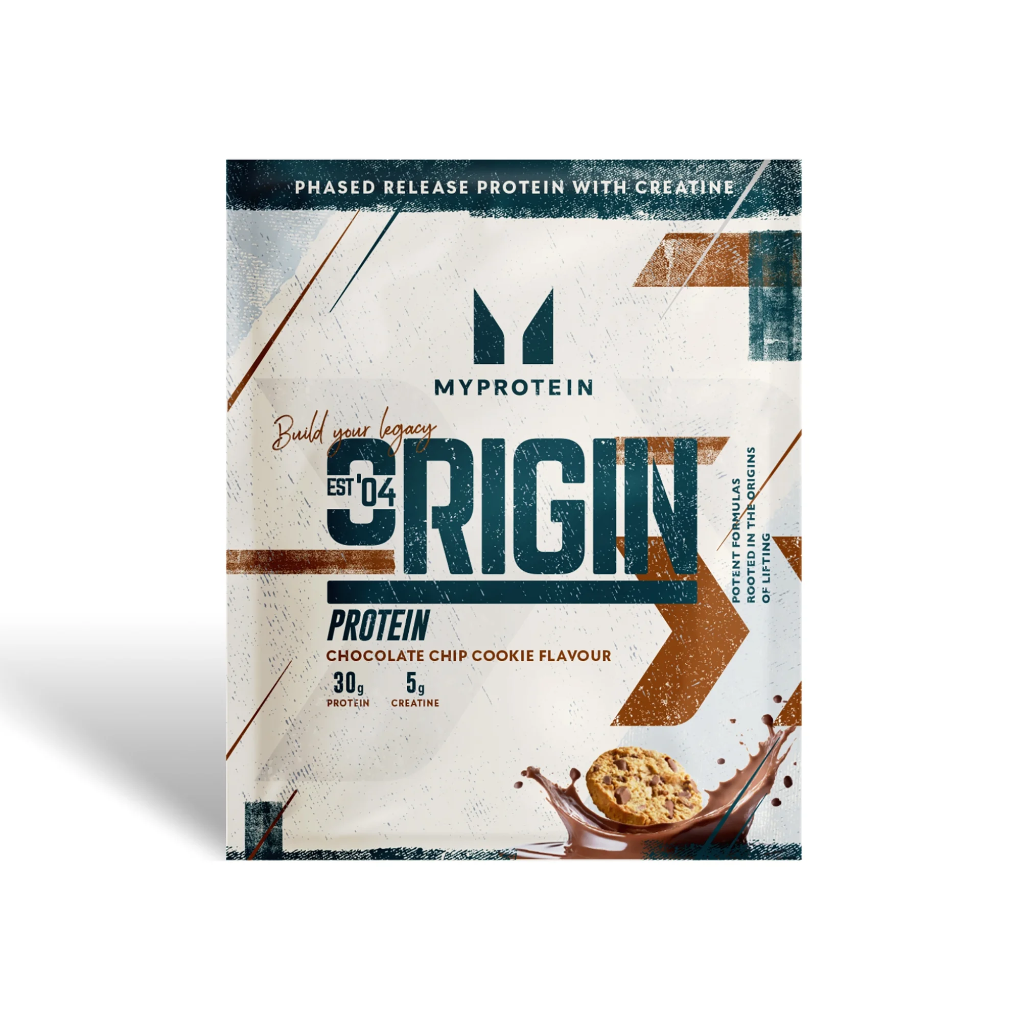 Origin Protein, with Creatine (Sample) - 1servings - Chocolate Chip Cookie Image 1
