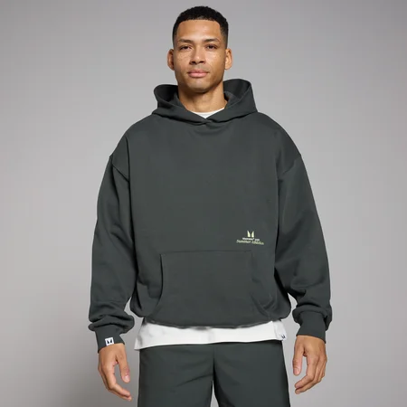 MP Retro Oversized Hoodie - Washed Black