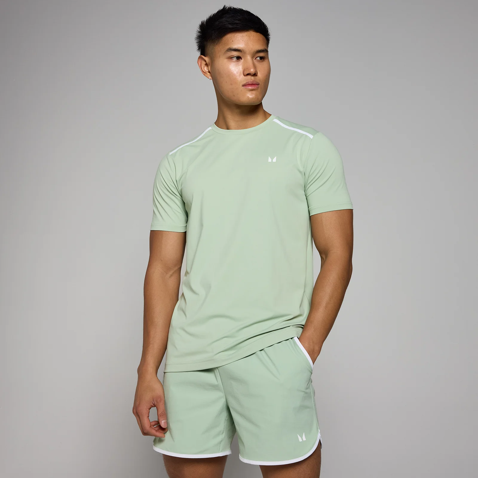 MP Men's Tempo Binding T-Shirt - Frost Green - XXXL Image 1