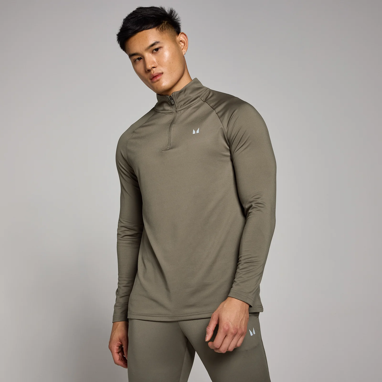 MP Men's Training 1/4 Zip - Bark - S Image 1