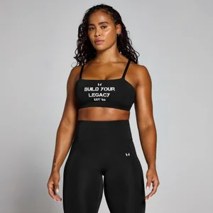 MP Women's Origin Graphic Training Sports Bra - Black - Size S