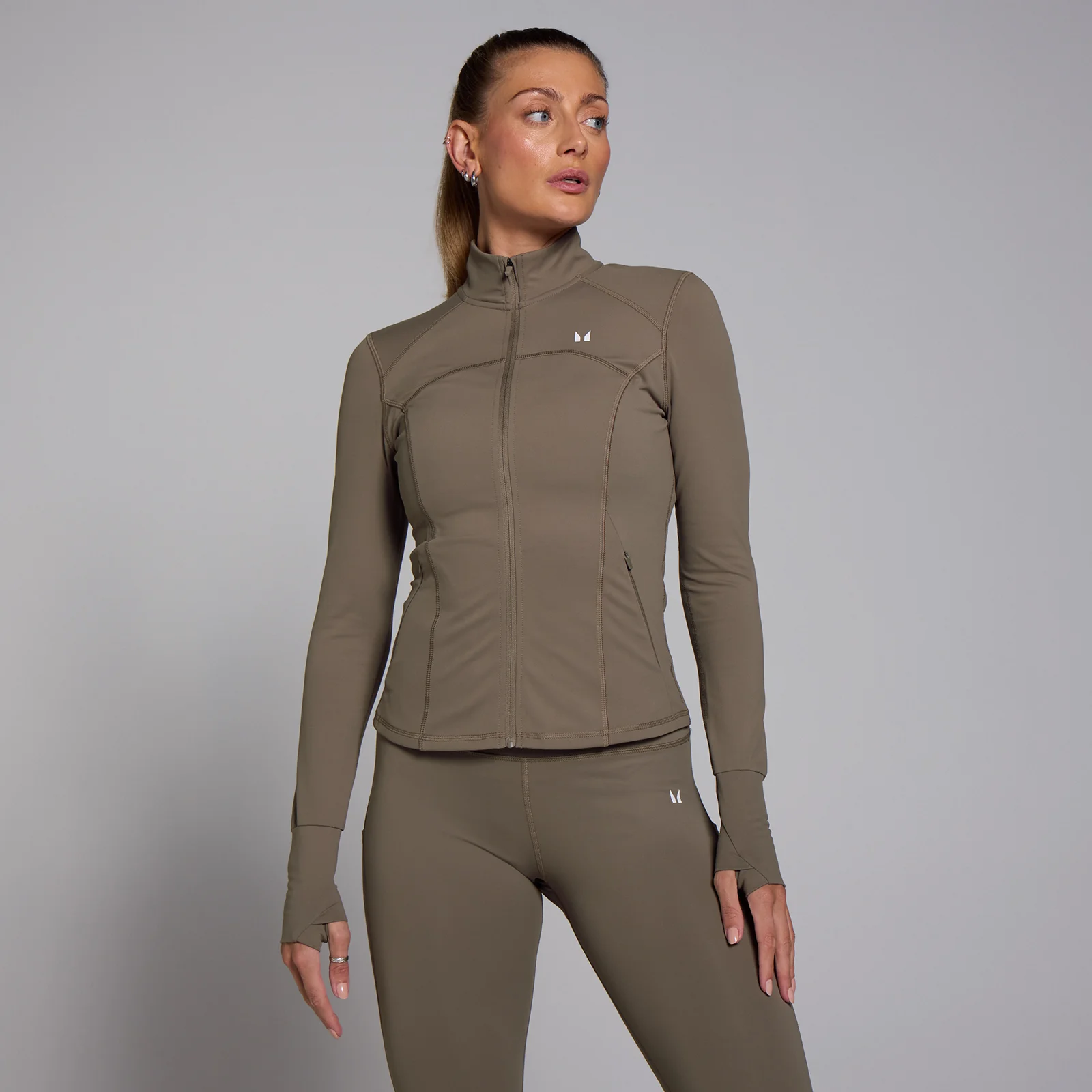 MP Women's Power Slim Fit Jacket - Espresso - XS Image 1