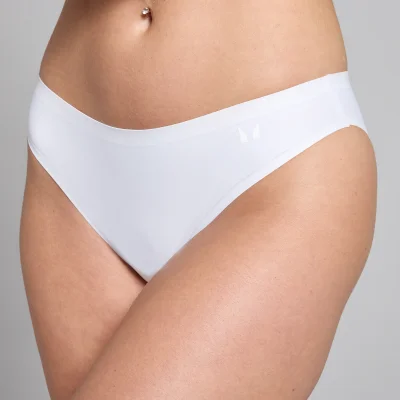 MP Women's Mid Rise No VPL Bikini Brief (3 Pack) - White - M Image 8