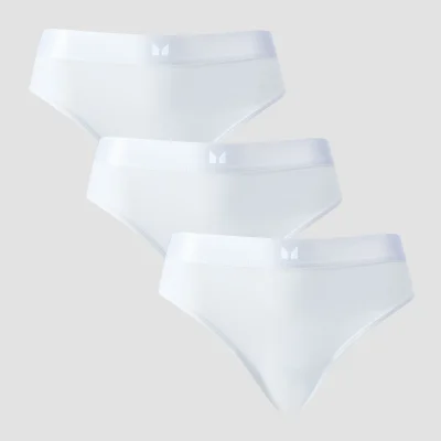 MP Women's Mid Rise Bikini Brief (3 Pack) - White - S Image 6