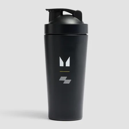 Myprotein Hyrox Recycled Metal Shaker  - Black