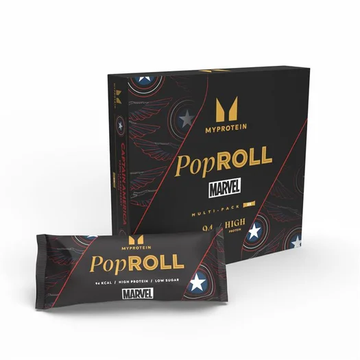 Pop Rolls - 3 x 27g - Captain America - Vanilla Raspberry