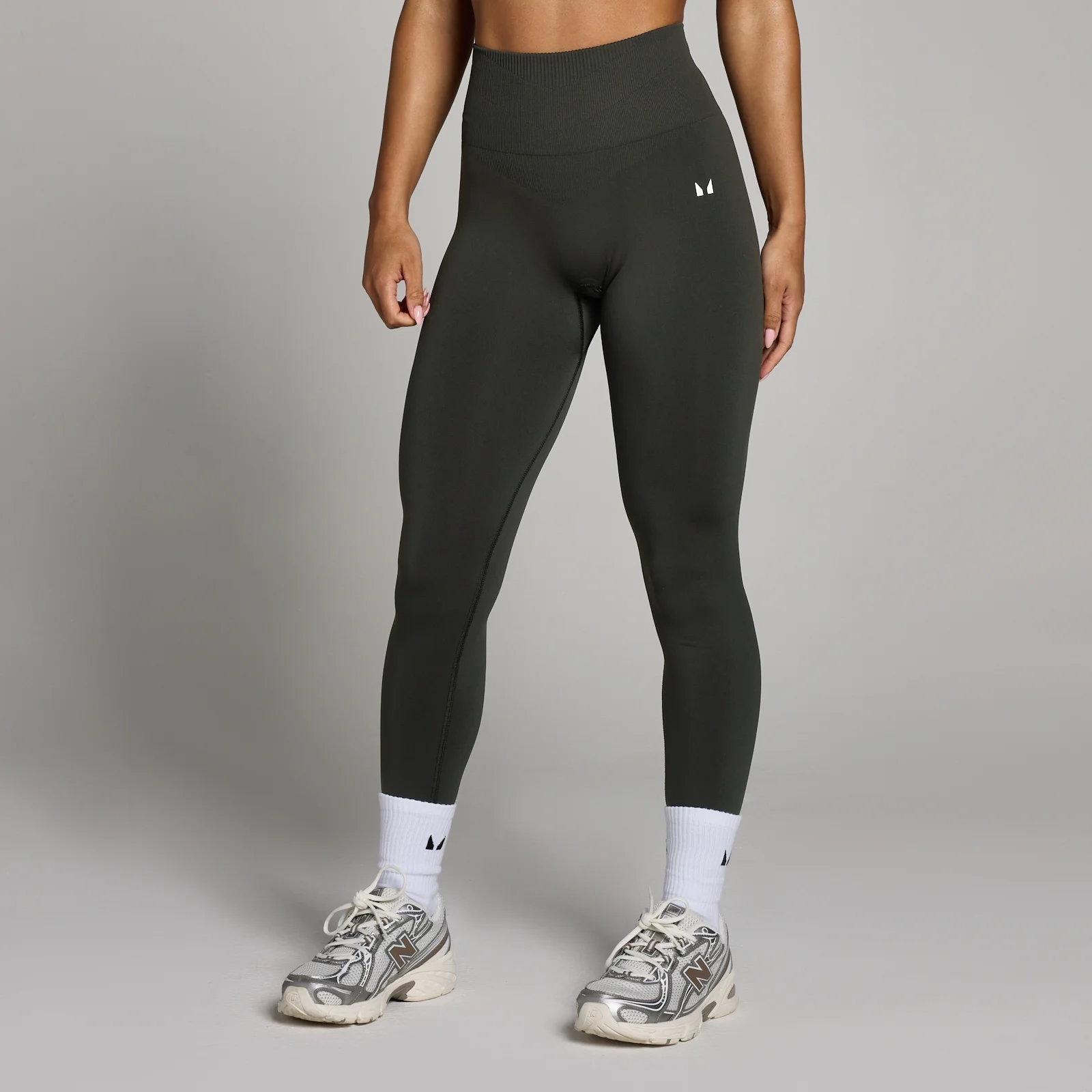 MP Women's Tempo Seamless Leggings - Night Grey - XL Image 1
