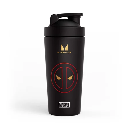 Myprotein Deadpool Recycled Metal shaker - Black