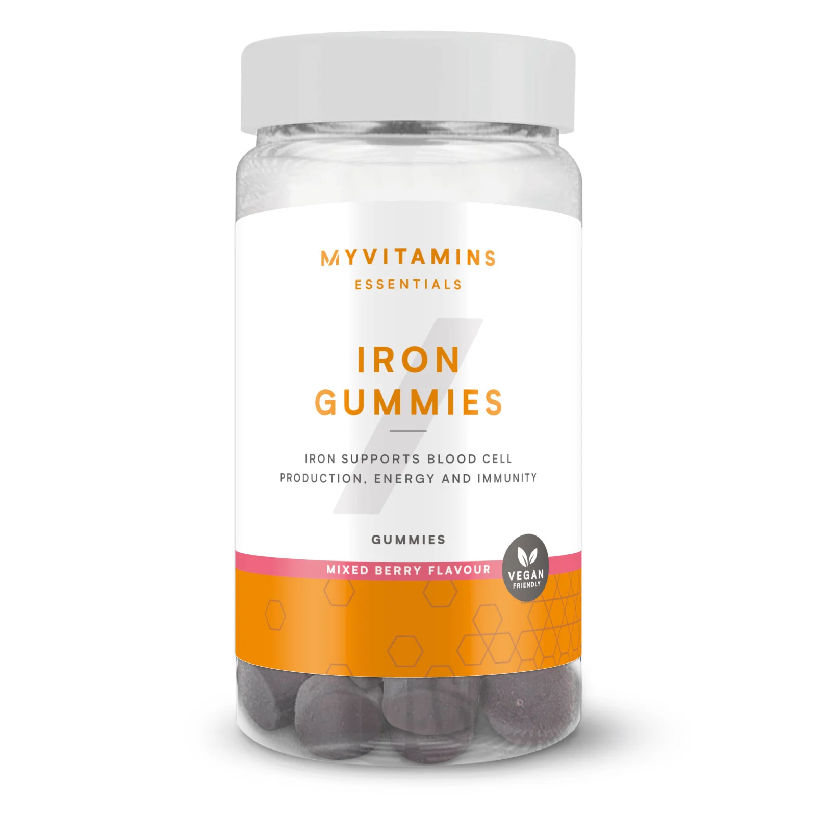 Iron Gummies - 30servings - Mixed Berry Image 1