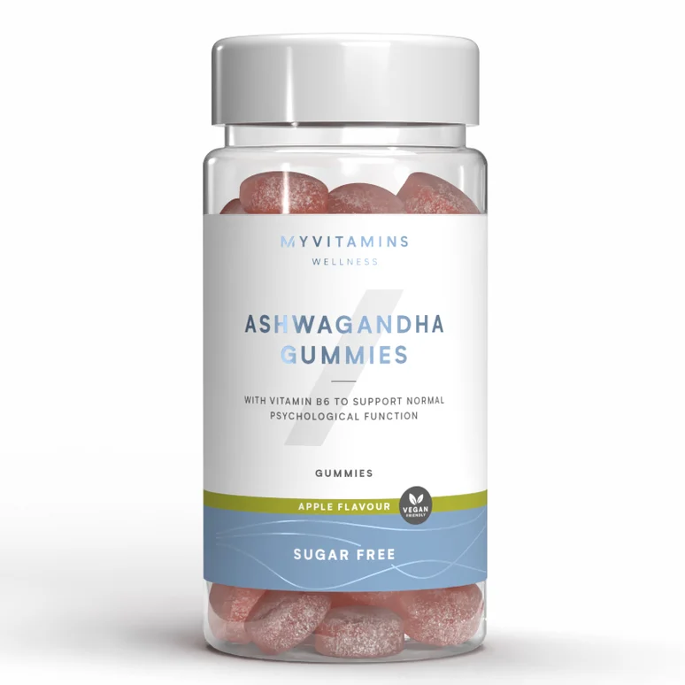 Sugar-Free Ashwagandha Gummies - 60gummies - Sugar Free Apple