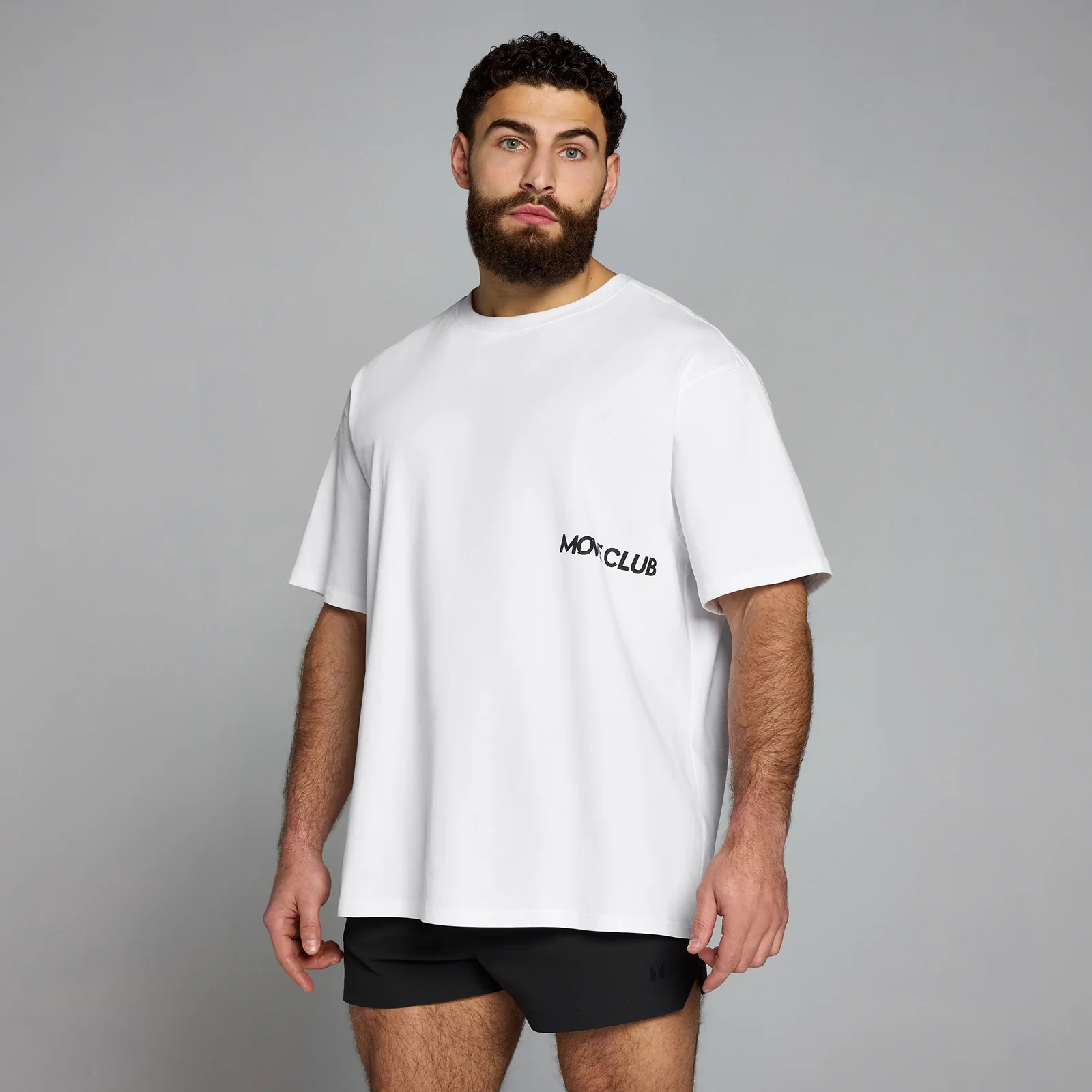 MP Men's Move Club T-Shirt - White - L-XL Image 1