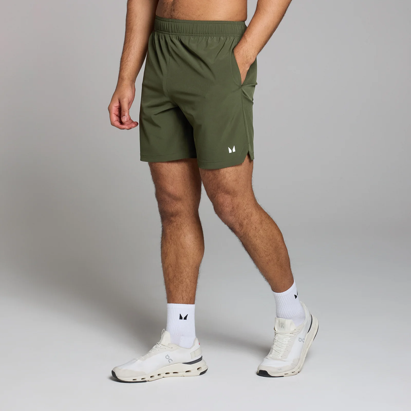 MP Men's Active Woven 7" Shorts - Dark Khaki - XL Image 1