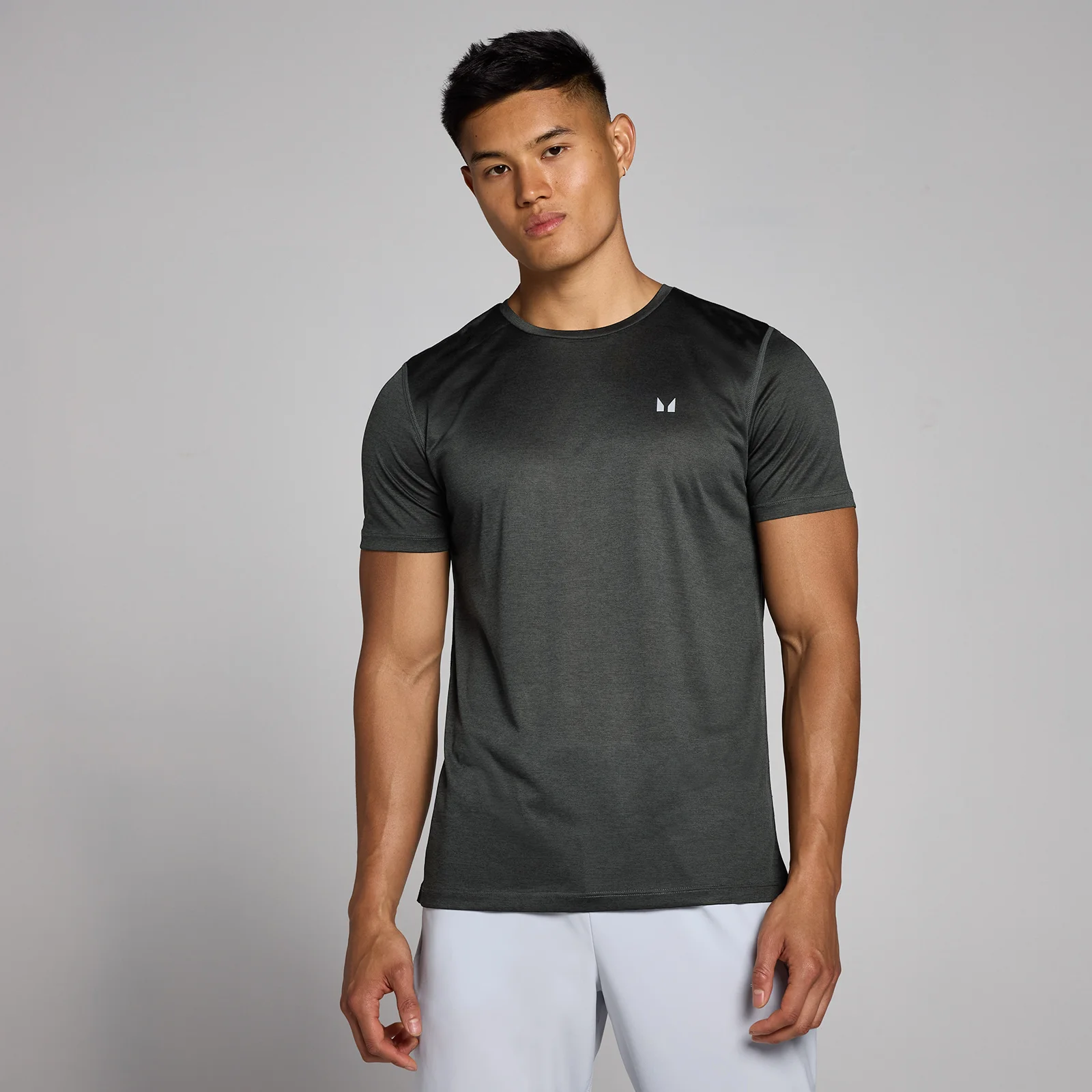 MP Men's Tempo Marl T-Shirt - Washed Black - XS Image 1