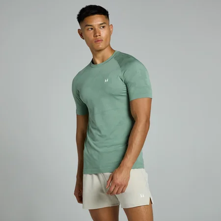 MP Men's Tempo Muscle Fit Seamless T-Shirt - Pale Green