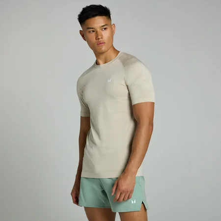 MP Men's Tempo Muscle Fit Seamless T-Shirt - Ash