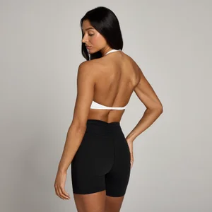MP Women's Tempo Halterneck Open Back Sports Bra - White - Size S