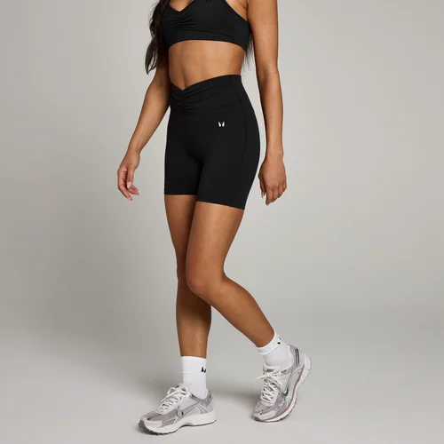MP Women's Tempo Ruched Front Shorts - Black