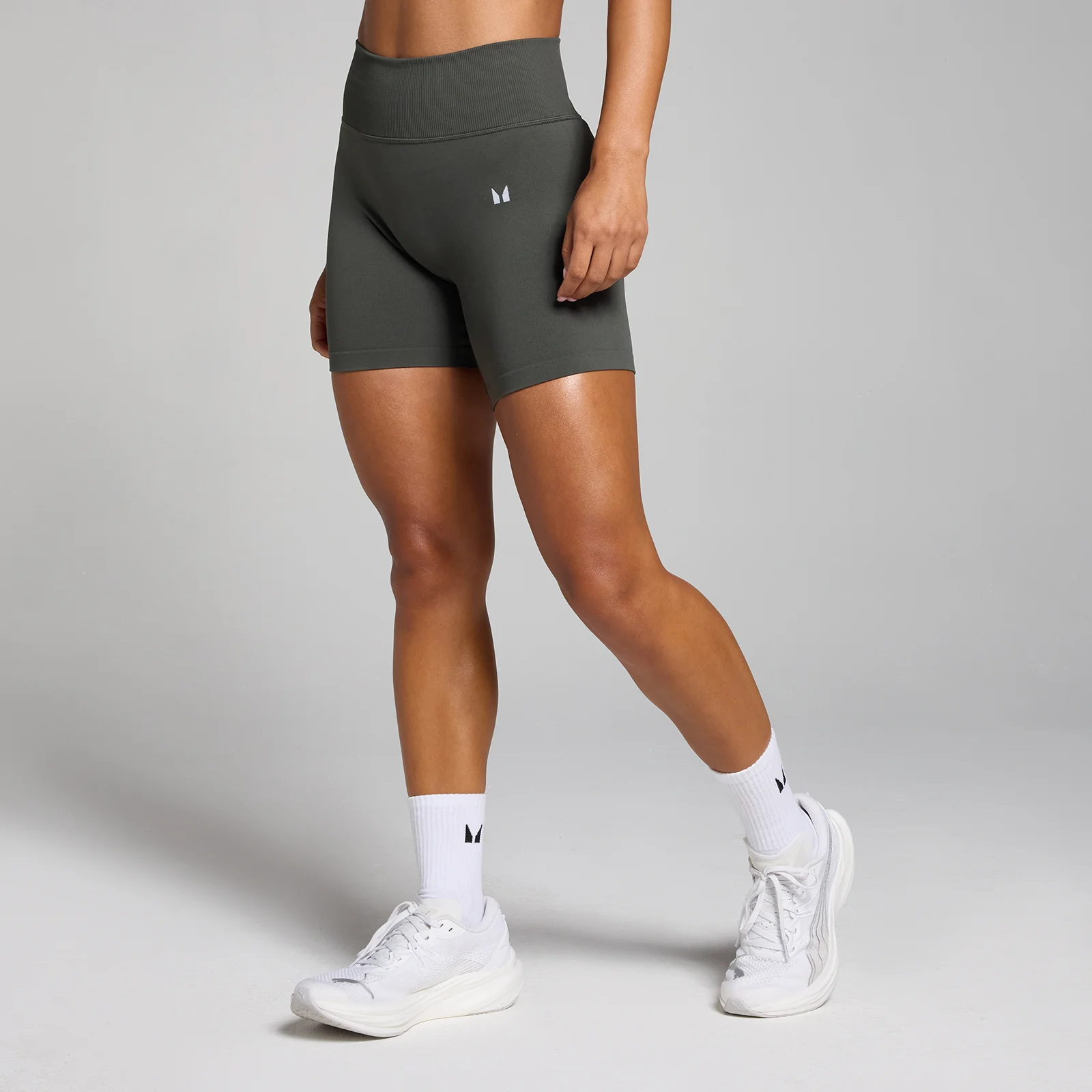 MP Women's Tempo Mid-Rise Seamless Shorts - Night Grey - XS Image 1