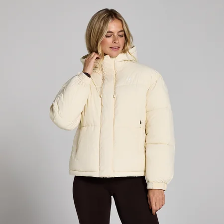 MP Women's Short Padded Puffer Jacket - Soft Cream