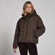 MP Women's Short Padded Puffer Jacket - Chocolate