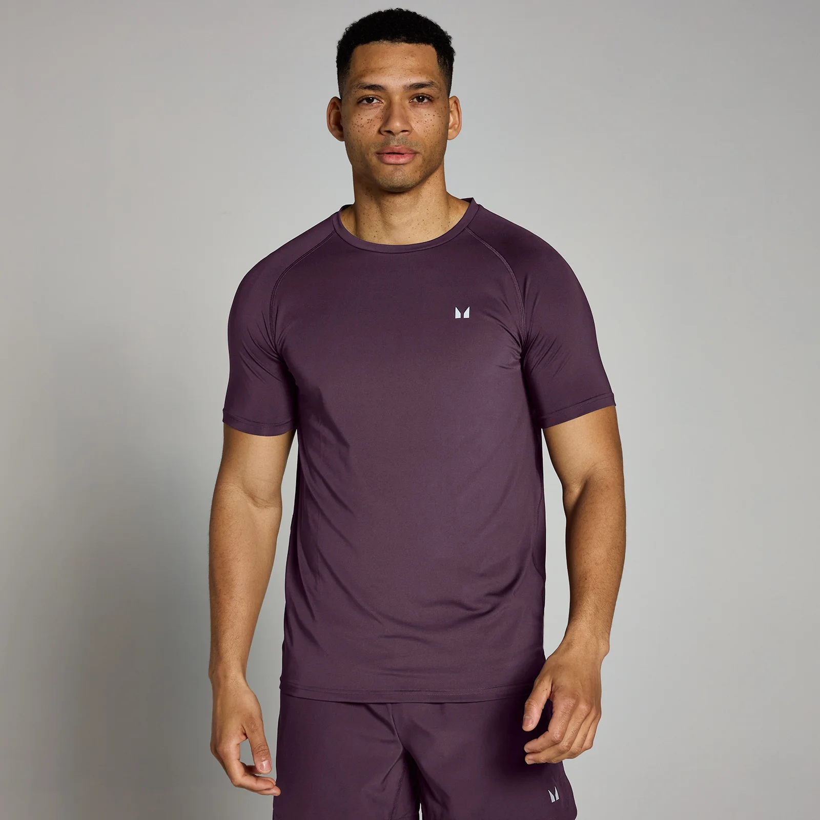 MP Mens Training T-Shirt - Deep Plum - S Image 1