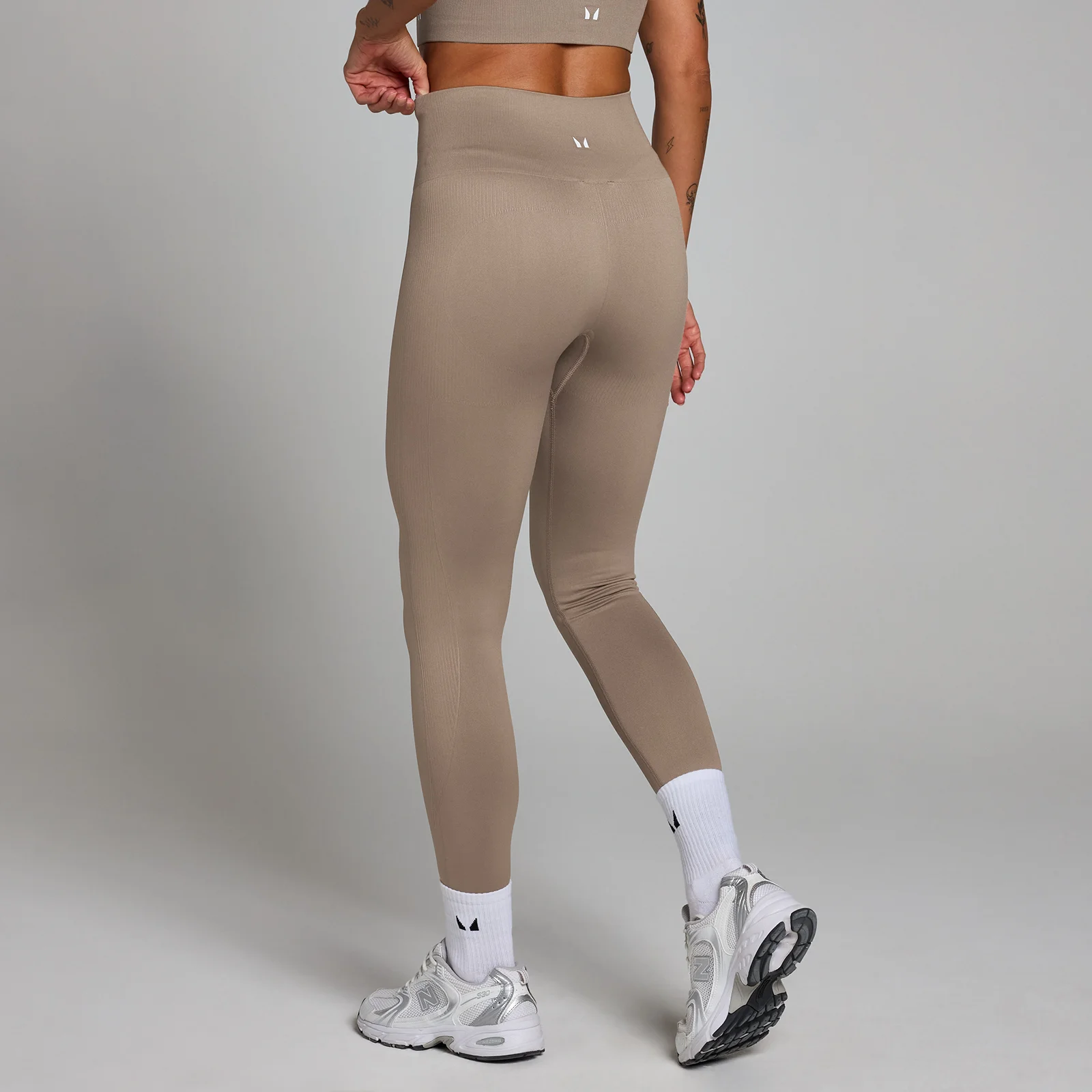 MP Women's Shape Seamless Leggings Light Taupe Myprotein