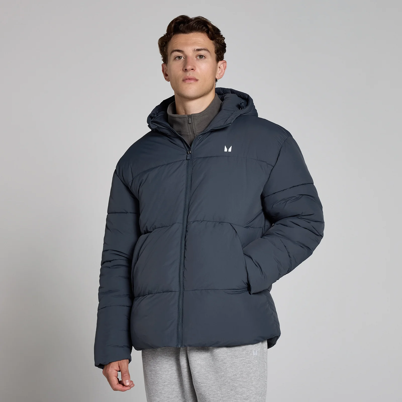 MP Men's Short Puffer - Midnight - S Image 1