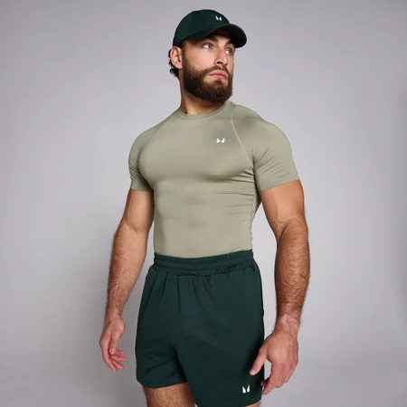 MP Men's Training Short Sleeve Baselayer - Deep Sage