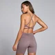 MP Women's Tempo Strappy Back Sports Bra - Mocha