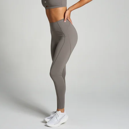 MP Women's Tempo Ultra Curved Seam Leggings - Dark Truffle