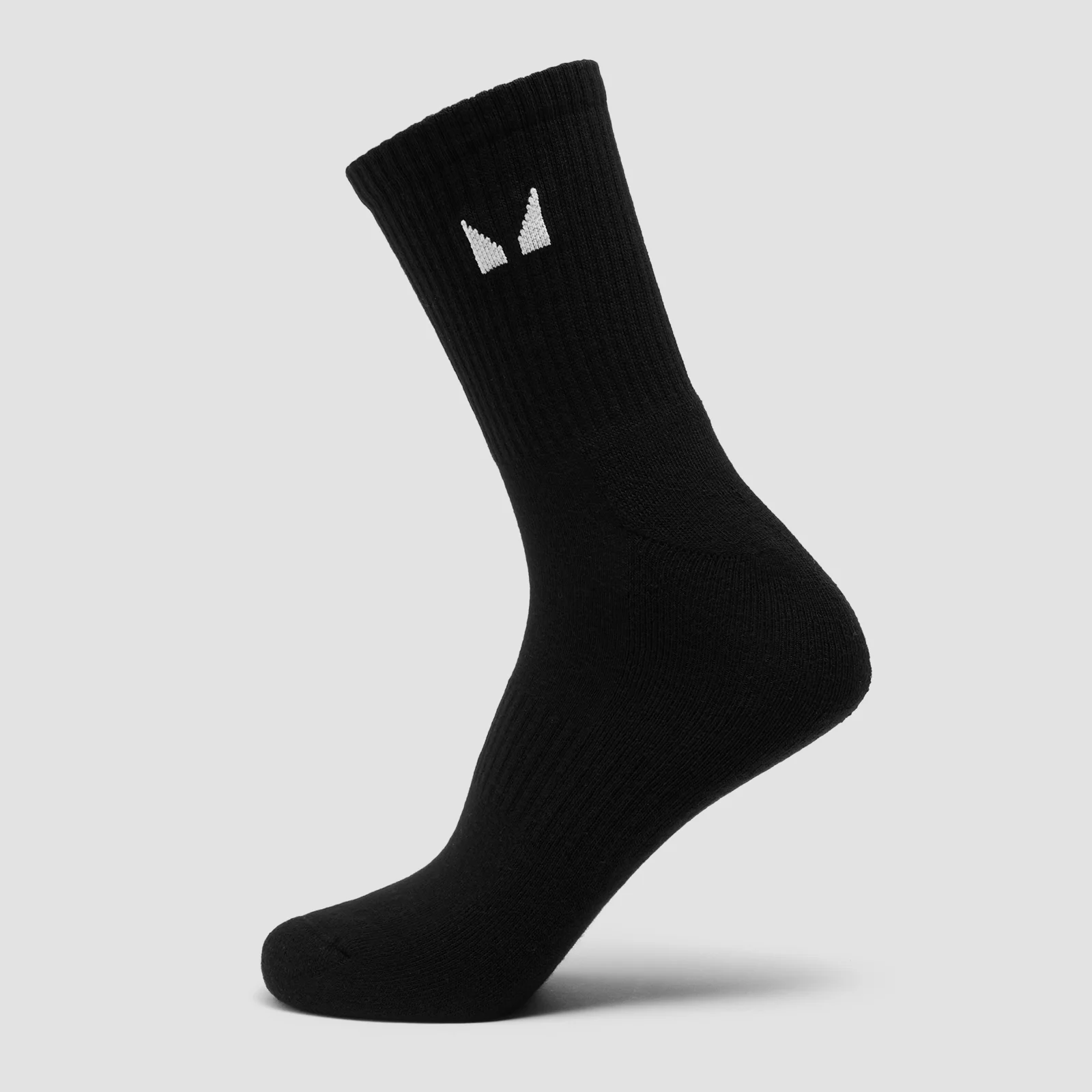 MP Unisex Crew Socks (1 Pack) - Black - UK 9-11 Image 1