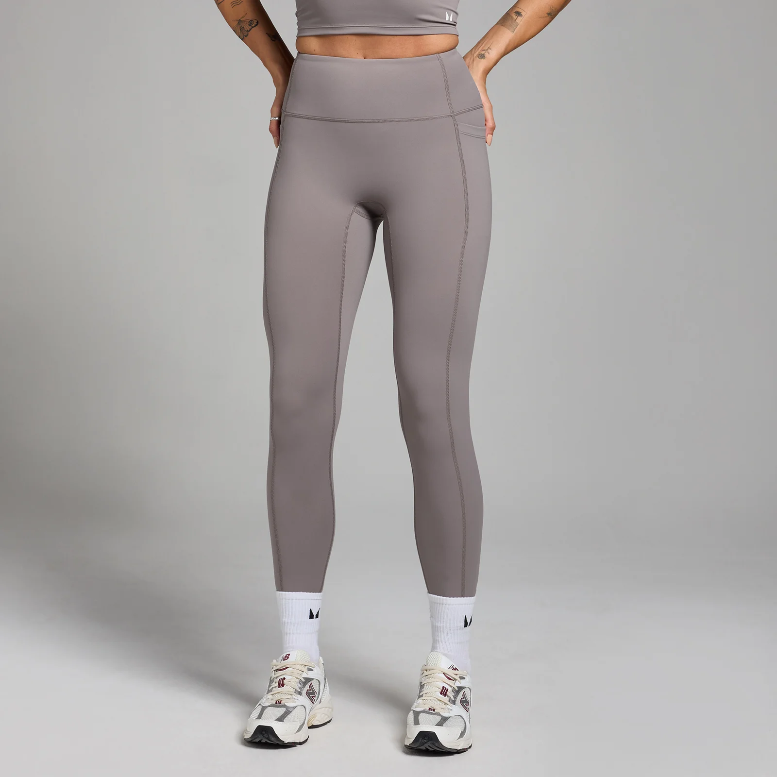 MP Women's Active Pocket Leggings - Cool Grey - XS Image 1