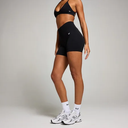 MP Women's Invisible Scrunch Seamless Shorts - Black