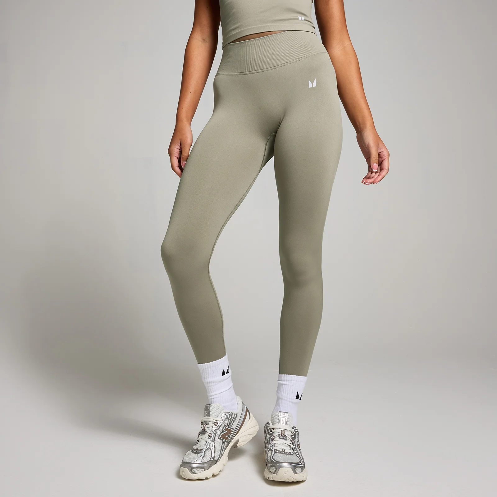 MP Women's Invisible Scrunch Seamless Leggings - Deep Sage - XL Image 1