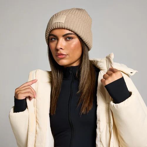 MP Knit Beanie Hat - Cashmere